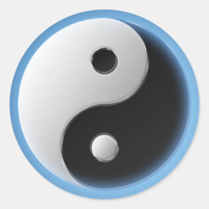 PEGATINA REDONDA YING YANG