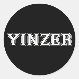 Pegatina Redonda Yinzer