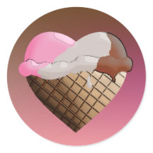 ¡Yo (Corazón) Helado Crema! Napolitano