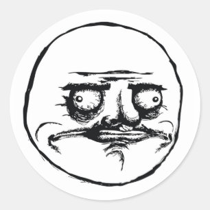 Pegatina Redonda Yo Gusta