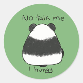 Pegatina Redonda Yo húngaro