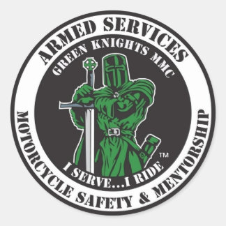 Pegatina Redonda Yo Sirvo... Yo Soy Pegatina.