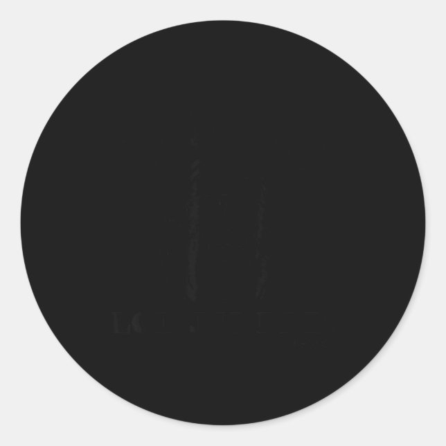 Pegatina Redonda Yolo Jk Brb Jesus Funny Jesus Lovers Christian Quo (Anverso)