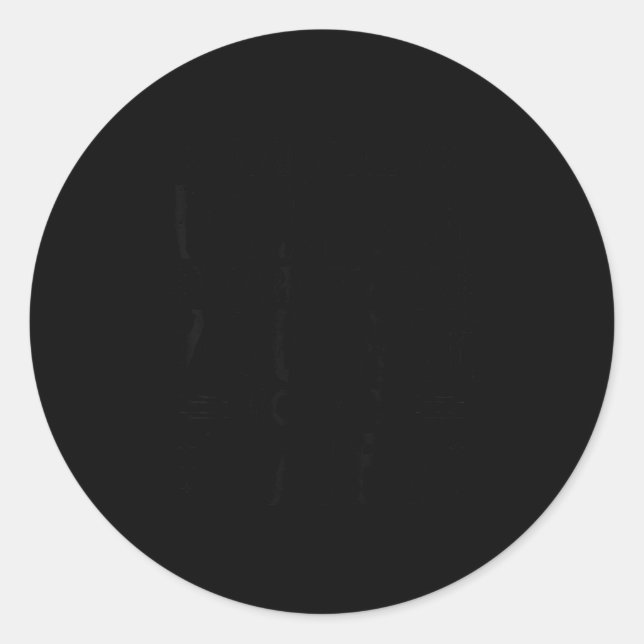 Pegatina Redonda You Can’t Tell Me, Not My Wife Tee Funny Quote  (Anverso)