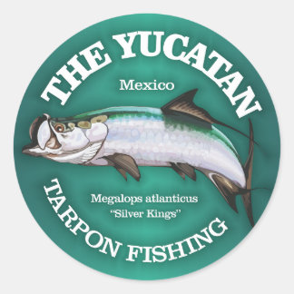Pegatina Redonda Yucatán (Tarpon)