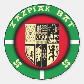Pegatina Redonda zazpiak bat sticker