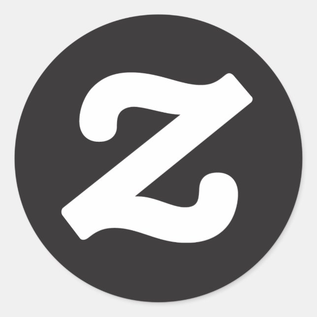 Pegatina Redonda Zazzle CircleZ (Anverso)