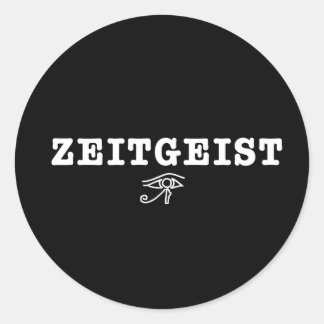 Pegatina Redonda Zeitgeist