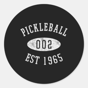 Pegatina Redonda Zero Zero Dos Graciosos Pickleball