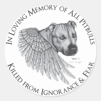 Pegatina Redonda Zeus angel