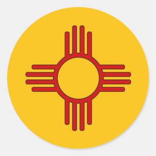 Pegatina Redonda Zia