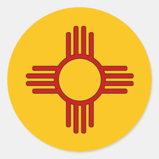 Pegatina Redonda Zia