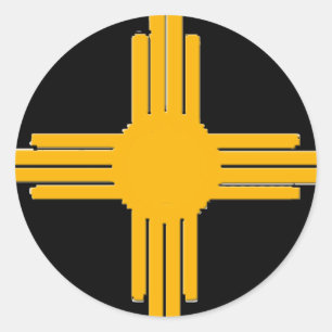 Pegatina Redonda Zia