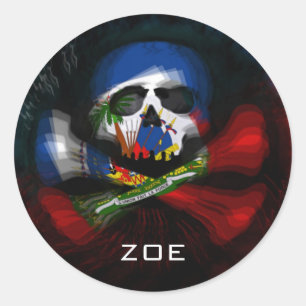 PEGATINA REDONDA ZOE