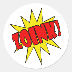Pegatina Redonda ¡Zoink! Personalizado SFX