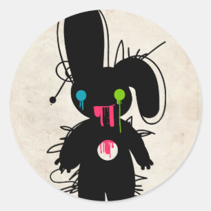 Pegatina Redonda Zombie Piñata