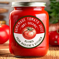 Zumo de tomate casero con dos colores