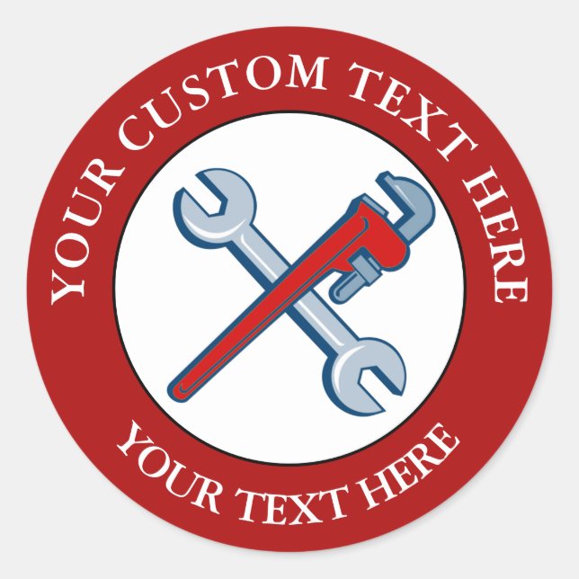 Pegatina redondeado clásico de 1/2" para el comple (Anverso)