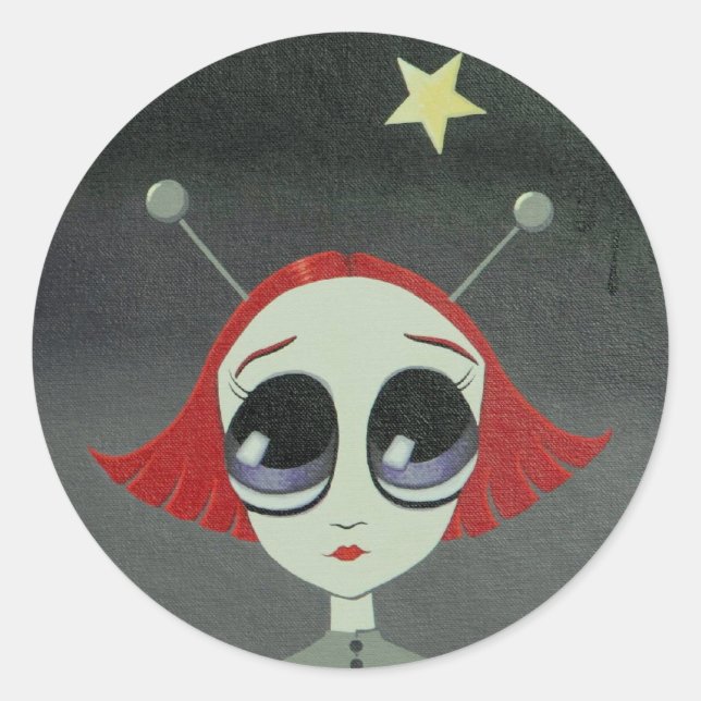 pegatina redondeado de fusión de espacio (Anverso)