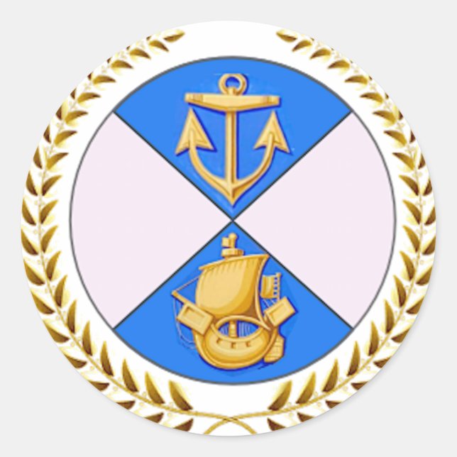 Pegatina redondo (Anverso)