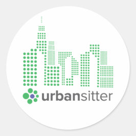 Pegatina redondo - 1,5 pulgadas, 20 por hoja, bril