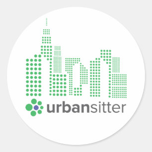 Pegatina redondo - 1,5 pulgadas, 20 por hoja, bril