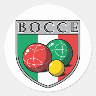 Pegatina redondo Bocce Shield