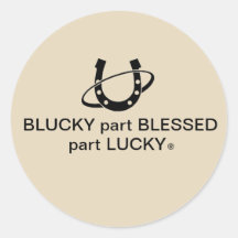 Pegatina redondo, brillante, grande de 3 pulgadas 