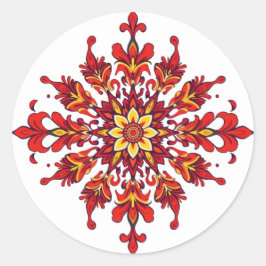 Pegatina redondo clásico