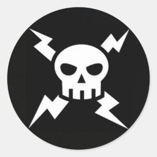 Pegatina redondo clásico