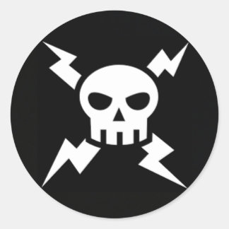 Pegatina redondo clásico