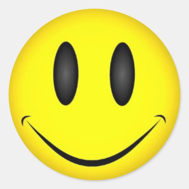 Pegatina redondo clásico (Anverso)