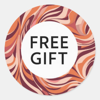 Pegatina redondo clásico Bello diseño de regalo gr