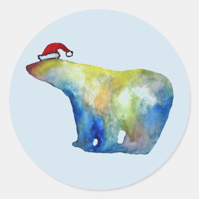 Pegatina redondo clásico, brillante (Anverso)