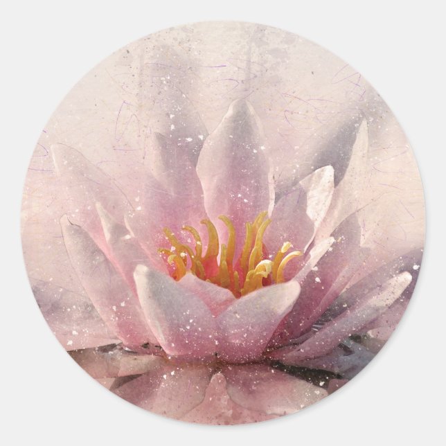 Pegatina redondo clásico, brillante, grande, de 3  (Anverso)