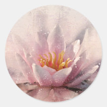 Pegatina redondo clásico, brillante, grande, de 3 