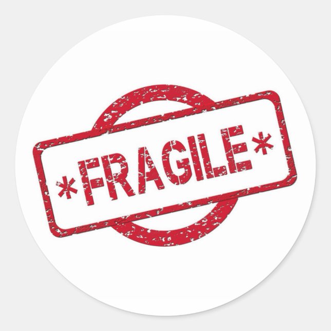 Pegatina redondo clásico, brillante, grande, de 3  (Anverso)