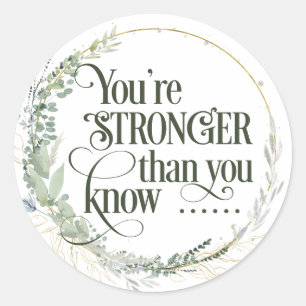 Pegatina redondo clásico cristiano/bíblico