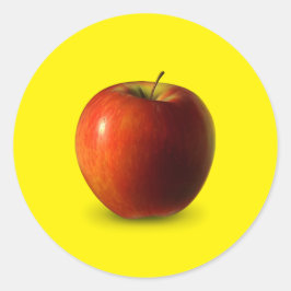 Pegatina redondo clásico de Apple