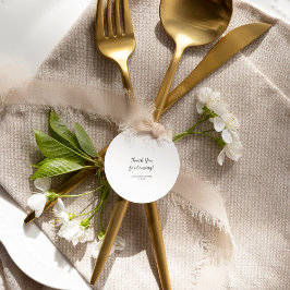 Pegatina redondo clásico de Baby Shower Favor mini