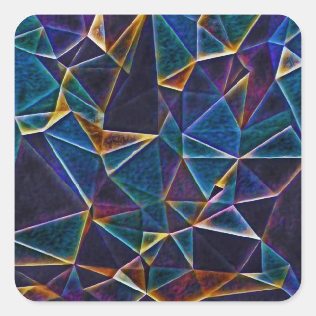 Pegatina redondo clásico de burbujas rotas (Anverso)