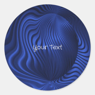 Pegatina redondo clásico decorativo de la Marina A