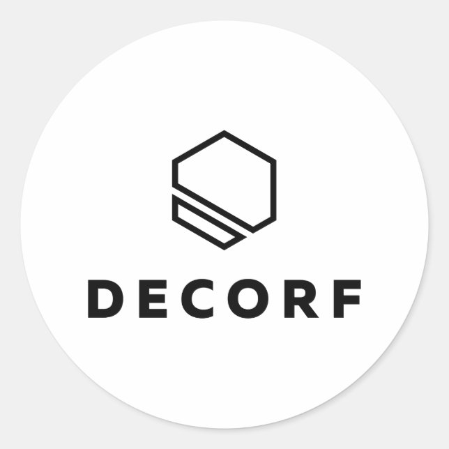 Pegatina redondo clásico grande (Anverso)