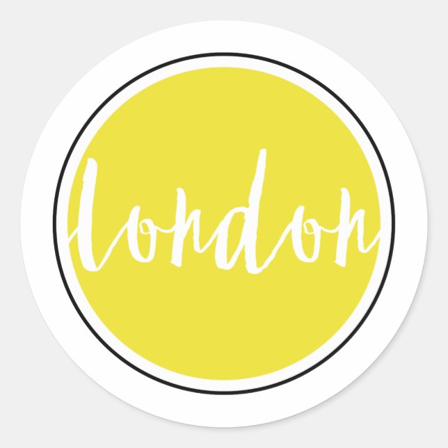 Pegatina redondo clásico, mate (Anverso)