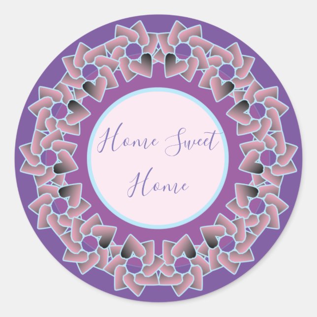 Pegatina redondo clásico y cómodo (Anverso)