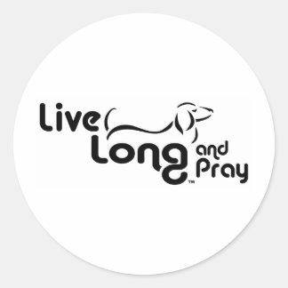 Pegatina redondo con el logotipo de Dachshund