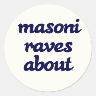 Pegatina redondo de MRA