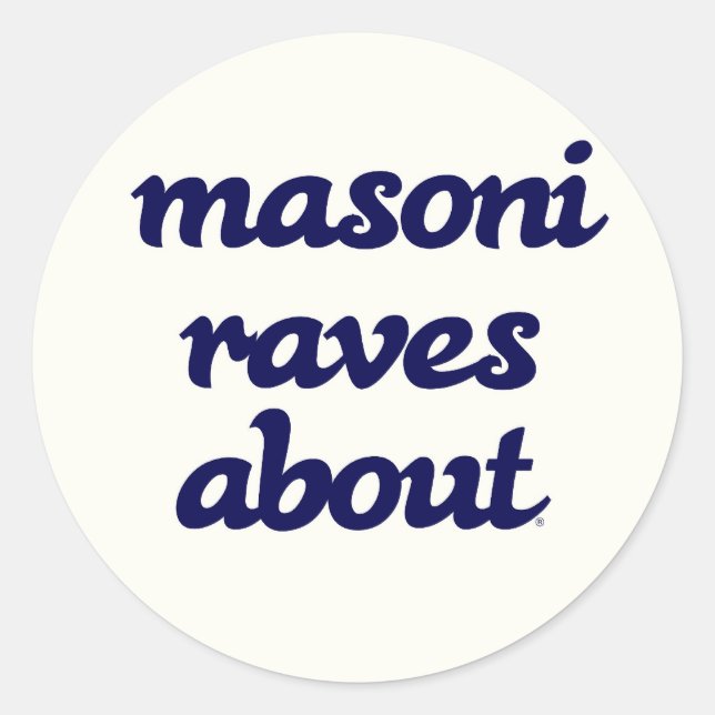 Pegatina redondo de MRA (Anverso)