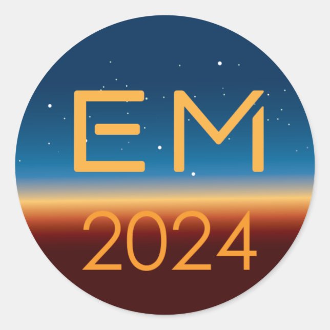 PEGATINA redondo EM2024 (Anverso)