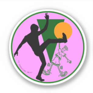 pegatina redondo Fido Dido 80-90 - logo Aweye